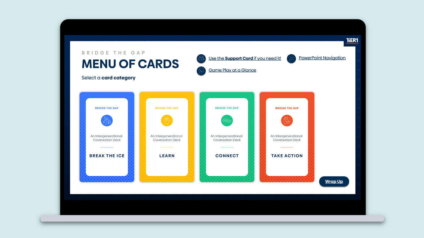 Bridge the Gap: An Intergenerational Conversation Deck — $39